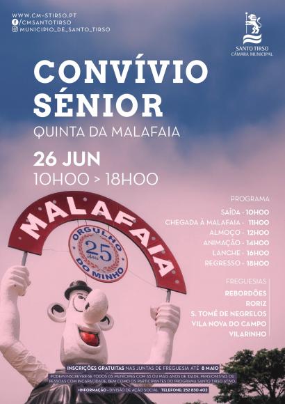 Conv&iacute;vio S&eacute;nior e do Programa Santo Tirso Ativo