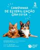 Campanha Gratuita de Estereliza&ccedil;&atilde;o de Animais de Companhia